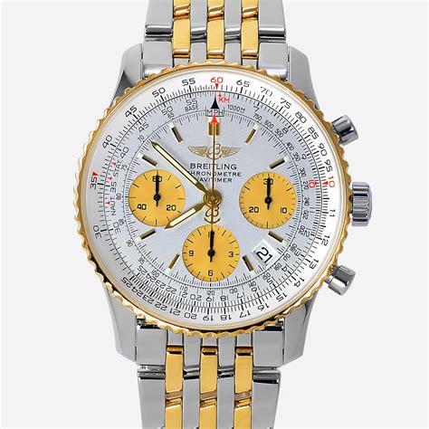 breitling navitimer two tone|breitling navitimer review 2022.